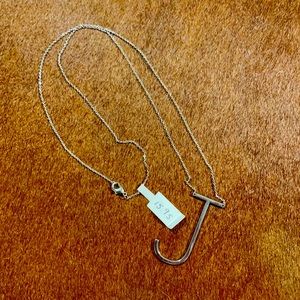 J Initial necklace